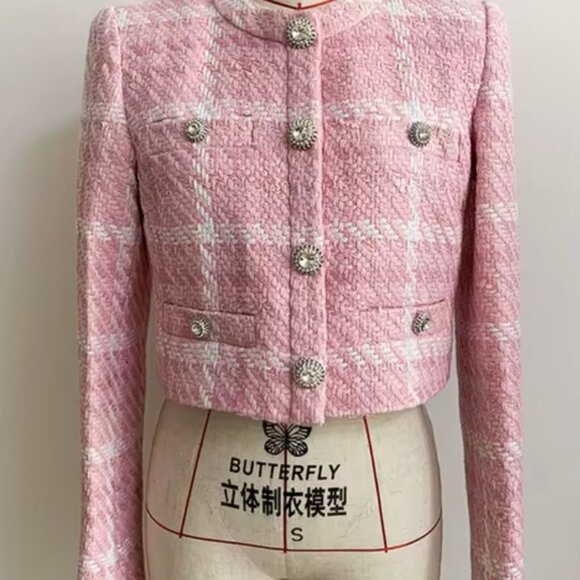 Pink and white Jacket (Adele B) - Picture 4 of 6